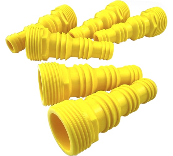 Изображение товара Переходник универсальный Профитт НР 3/4 для шланга 12-19мм - 6 шт (ABS-пластик) 0343617-RCS