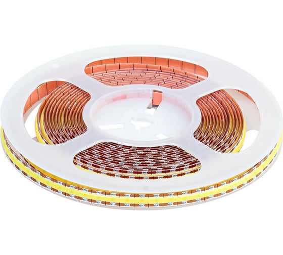 Изображение товара Светодиодная лента MAKSILED 12В, 10Вт/м, 528 д/м, COB, IP20, 5м, ML-R528-COB-CW-S