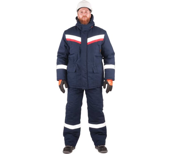 Изображение товара Костюм ГК Спецобъединение СИБИРЬ зимний, т/.синий-красный (88-92, 158-164), компл, Кос 912/88/158