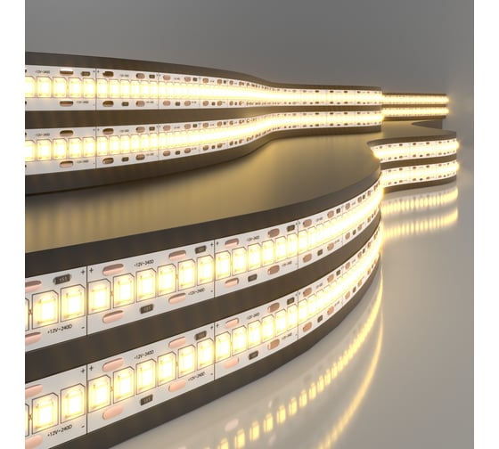 Изображение товара Светодиодная лента Elektrostandard 2835 12V 240Led 24W IP20 3300K теплый белый a050173