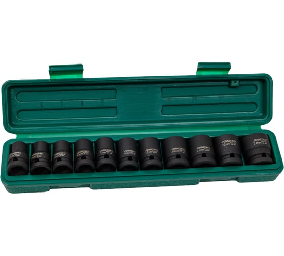 Изображение товара Набор ударных торцевых головок 1/2"10-24 мм, 11 пр. 47183 047183 Jonnesway S03A4111S