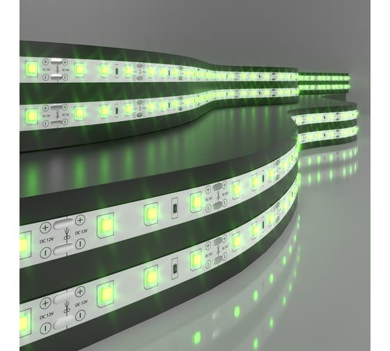 Изображение товара Светодиодная лента Elektrostandard 2835 12V 60Led 4.8W IP20 60Led 4.8W IP20 зеленый a046022