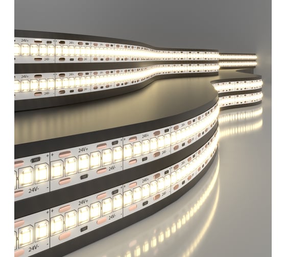 Изображение товара Светодиодная лента Elektrostandard 2835 24V 240Led 24W IP20 3300K тёплый белый a052979