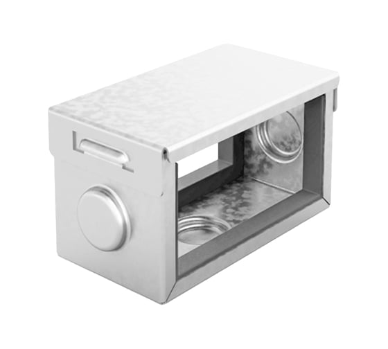 Изображение товара Система защиты стыка OSTEC IP44 для лотка 400x100, Сендзимир цинк СЗСЛ-400х100-СЦ