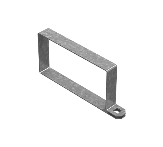 Изображение товара Хомут крышки поясной OSTEC 300x80, толщина 1 мм, Сендзимир цинк ХКП-300х80-1,0-СЦ