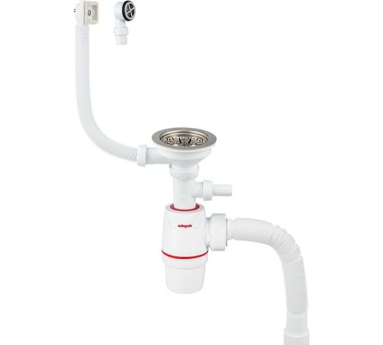 Изображение товара Сифон WIRQUIN NEO с нержавеющей чашкой, D 114 мм 30987091