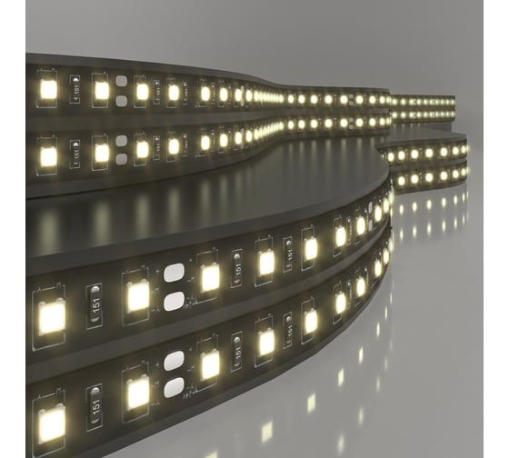 Изображение товара Светодиодная лента Elektrostandard 5050 24V 60Led 14,4W IP20 Black 3300K тёплый белый a053682
