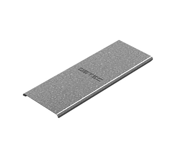 Изображение товара Крышка к ответвителю Т-образному вертикальному боковому OSTEC к лотку 200, толщина 1 мм, Сендзимир цинк КОТВБ-200-1,0-СЦ