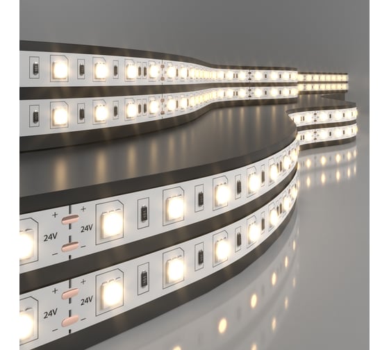Изображение товара Светодиодная лента Elektrostandard 5050 24V 60Led 14.4W IP20 3300K тёплый белый a052965