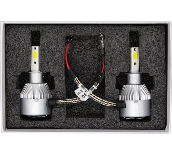Изображение товара Светодиодные автолампы MYX Light C9 H3, 12 В, 25 Вт, COB, 6000 К, 2 шт. 010903
