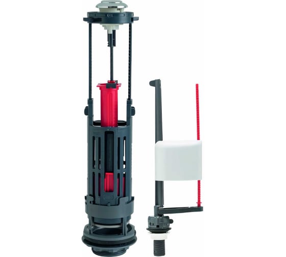 Изображение товара Сливной механизм WIRQUIN Kompact двухрежимный, ONE 3/6 L, заливной клапан донный 1/2 10975008