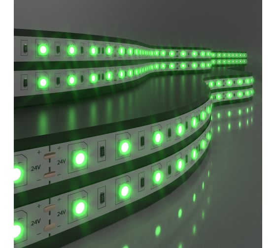 Изображение товара Светодиодная лента Elektrostandard 5050 24V 60Led 14,4W IP20 зелёный a052971