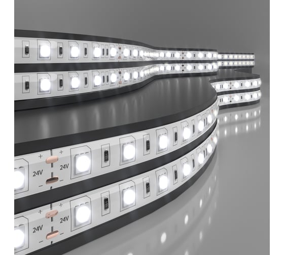 Изображение товара Светодиодная лента Elektrostandard 5050 24V 60Led 14,4W IP65 4200K дневной белый a052969