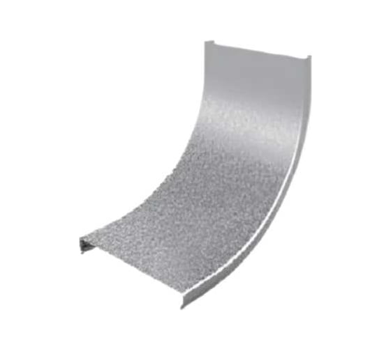 Изображение товара Крышка угла внутреннего плавного OSTEC 90 градусов, к лотку 150, толщина 0,7 мм, Сендзимир цинк КУВНТП90-150-0,7-R100-СЦ