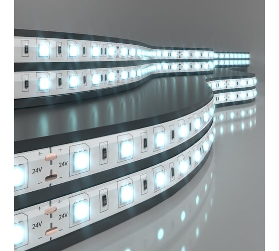 Изображение товара Светодиодная лента Elektrostandard 5050 24V 60Led 14,4W IP65 6500K холодный белый a052970
