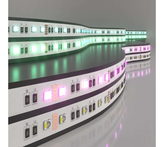 Изображение товара Светодиодная лента Elektrostandard 5050 24V 60Led 24W IP20 RGBW 6 a053703