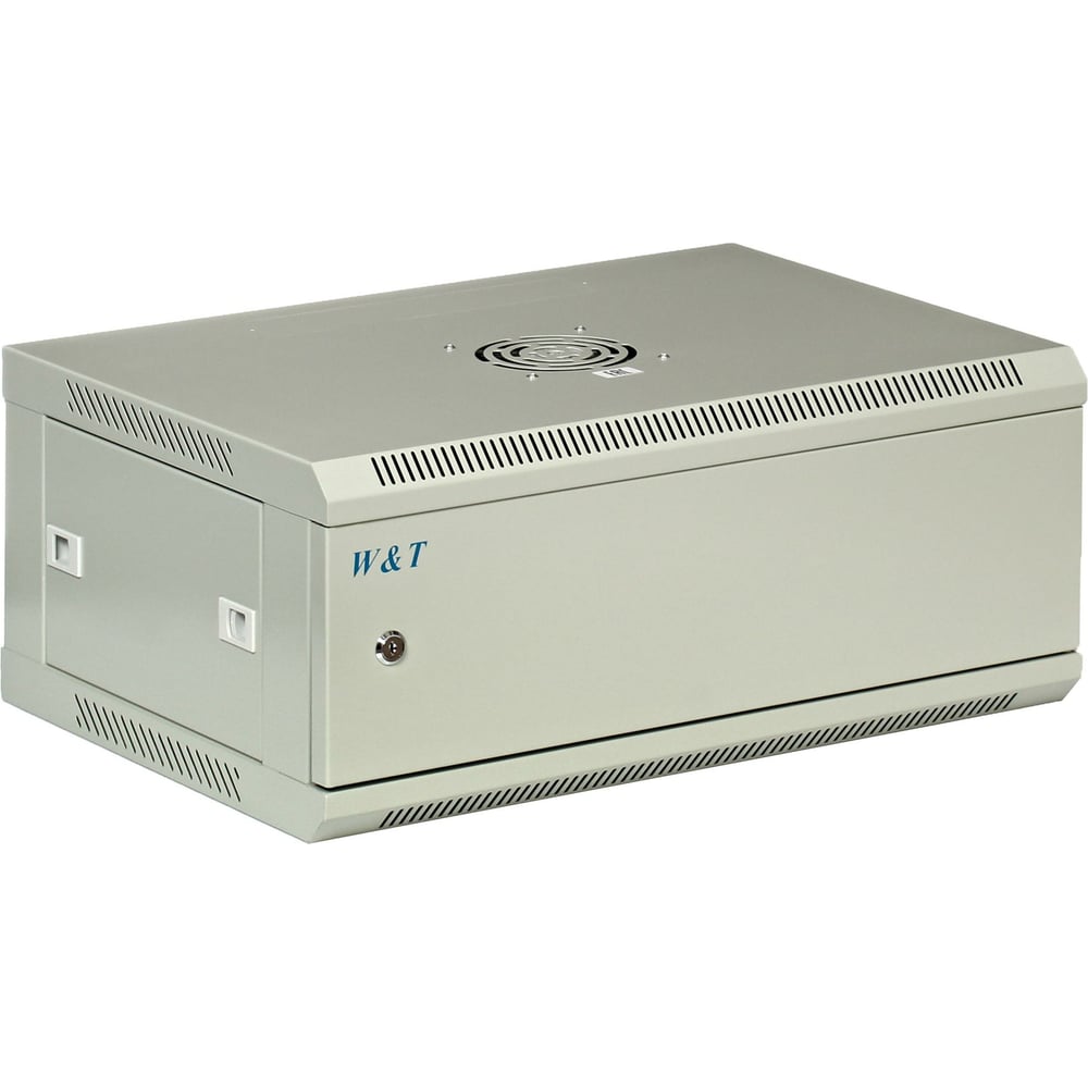 Настенный серверный шкаф W&T фальш панель sysmatrix bp 0018 700 1u перфорированная серый ral 7035