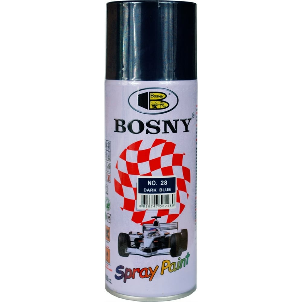 Акриловая аэрозольная краска Bosny специальная фосфоресцентная краска bosny