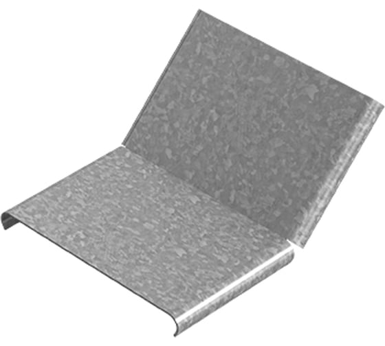 Изображение товара Крышка к угловому соединителю внутреннему OSTEC 45 градусов, к лотку 50x50, толщина 1,0 мм, Сендзимир цинк КУСВНР45-50х50-1,0-СЦ