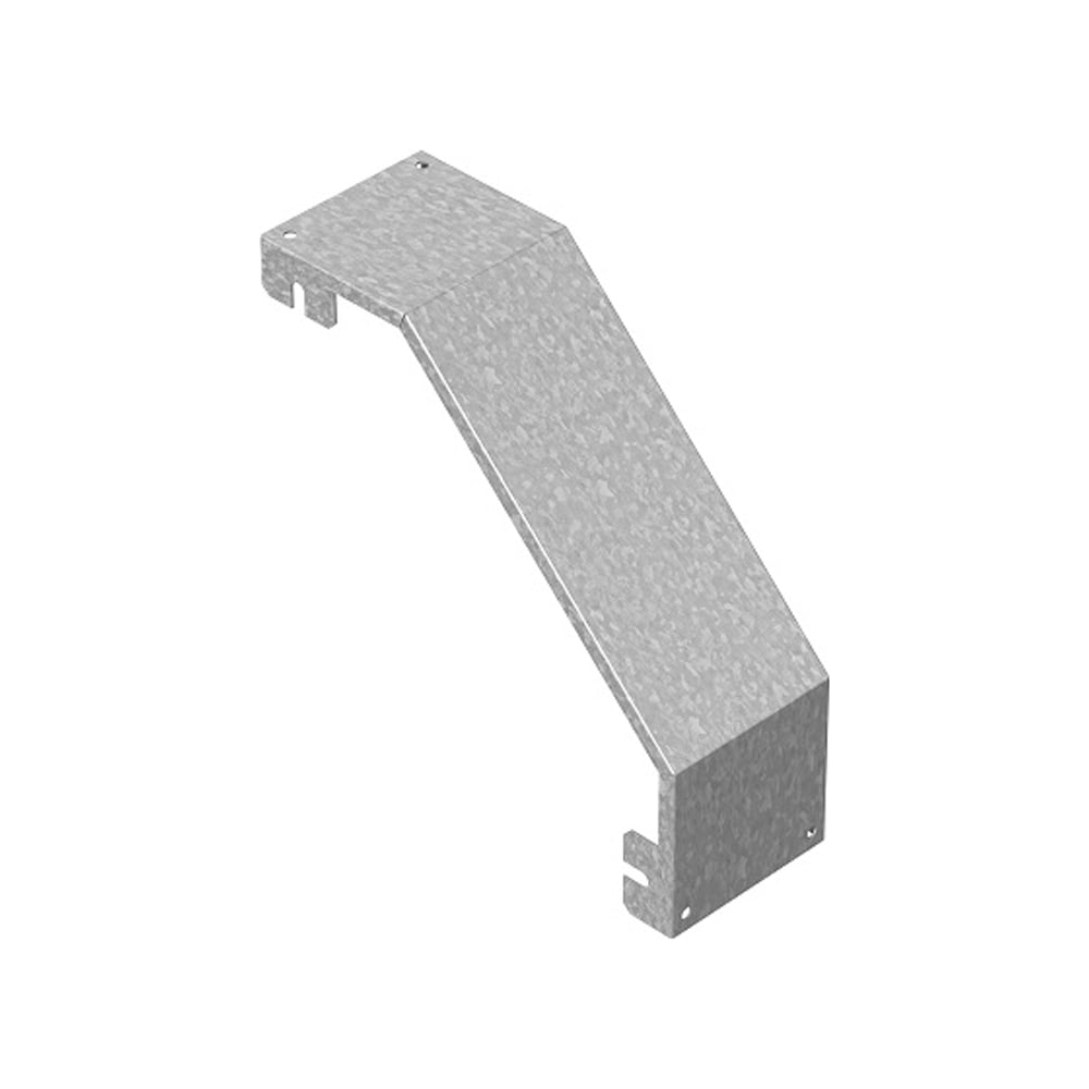 Изображение товара Крышка к внешнему угловому соединителю OSTEC для лотков ПЛК 150x60 мм, цинк, 1,2 мм