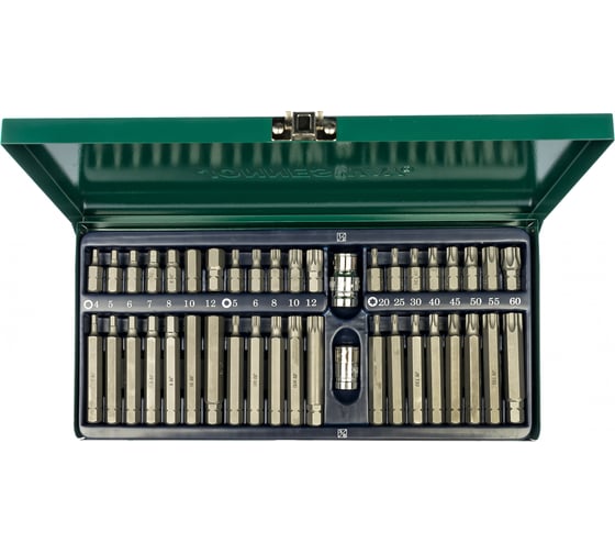 Изображение товара Набор вставок 42 предмета (Торкс Т20-Т60; Spline М5-М12; Hex 4-12 мм) Jonnesway S29H4142SM