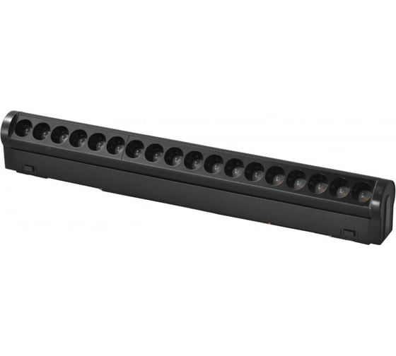 Изображение товара Трековый магнитный светодиодный светильник iLEDEX VISION48/25 4825-041-L305-18W-36DG-4000K-BK