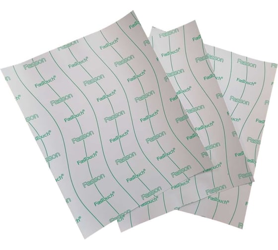 Изображение товара Лента двусторонняя в листах на пленочной основе Биком 240 мм х 300 мм толщина 80 мкм, AVERY DENNISON FT 397 (комплект 3 шт в упаковке) 347384