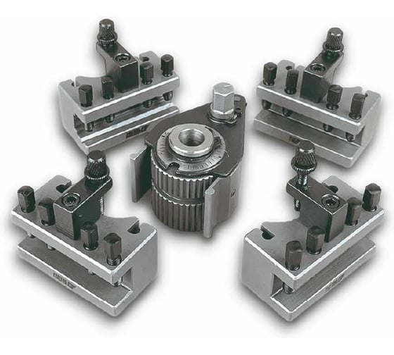 Изображение товара Набор быстросменных держателей инструмента Metal Master 120-220 мм на 40 позиций 5 шт 23463