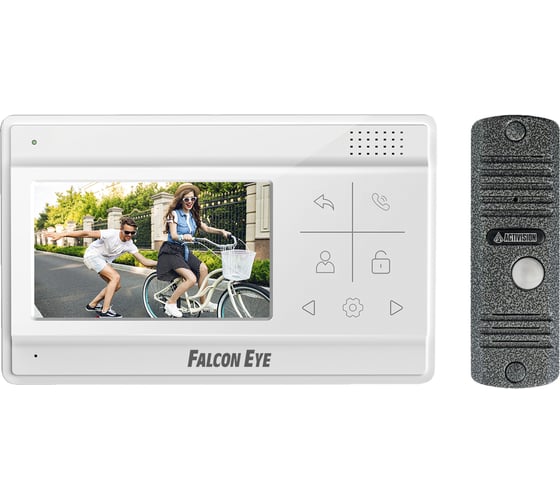 Изображение товара Комплект домофона Falcon Eye Vela + вызывная панель + AVC-305 (PAL) антик 00-00294523