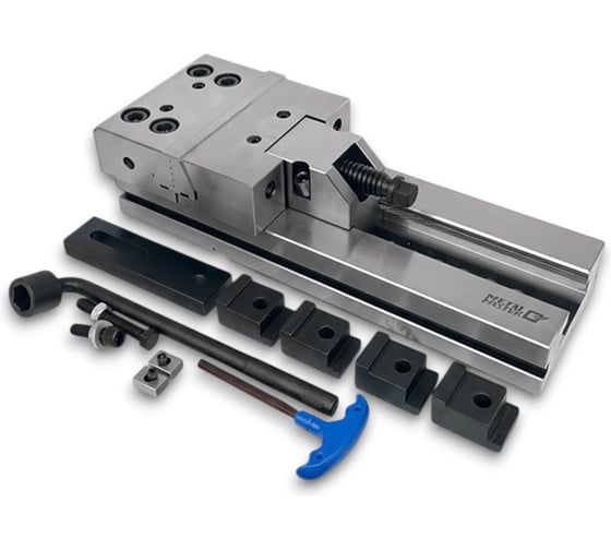 Изображение товара Тиски станочные прецизионные модульные METALMASTER ТСПМ 200/400 23383