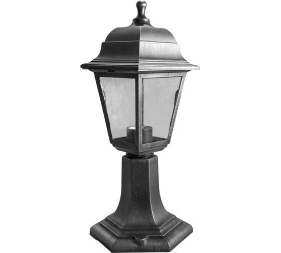 Изображение товара Светильник SVET НТУ 04-60-001 У1 Оскар черный под серебро прозрачное стекло SV0602-0004