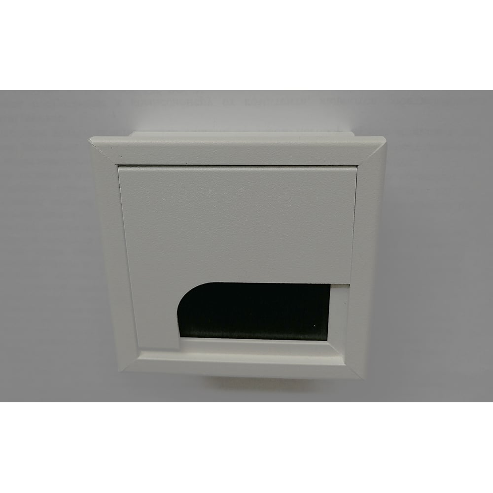 Изображение товара Пропуск кабеля REJS прямоугольный DOCKER 80x80 мм алюминий белый