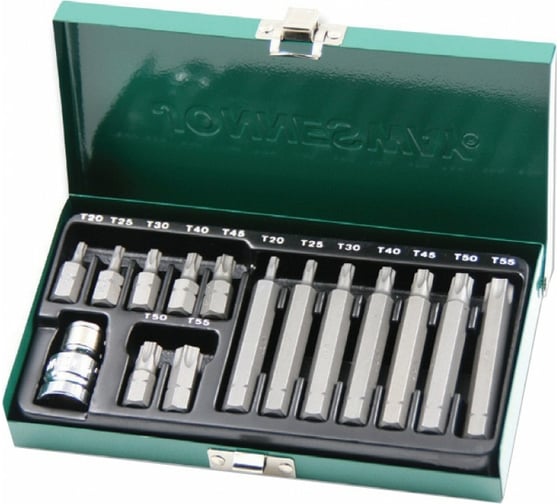 Изображение товара Набор вставок 15 предметов Торкс Jonnesway S29H4215S