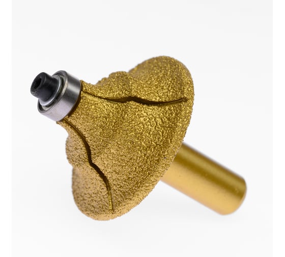 Изображение товара Фреза алмазная калевочная по камню TORGWIN с подшипником 48_12.7_58 мм+цанговый зажим 12.7 мм T1201027