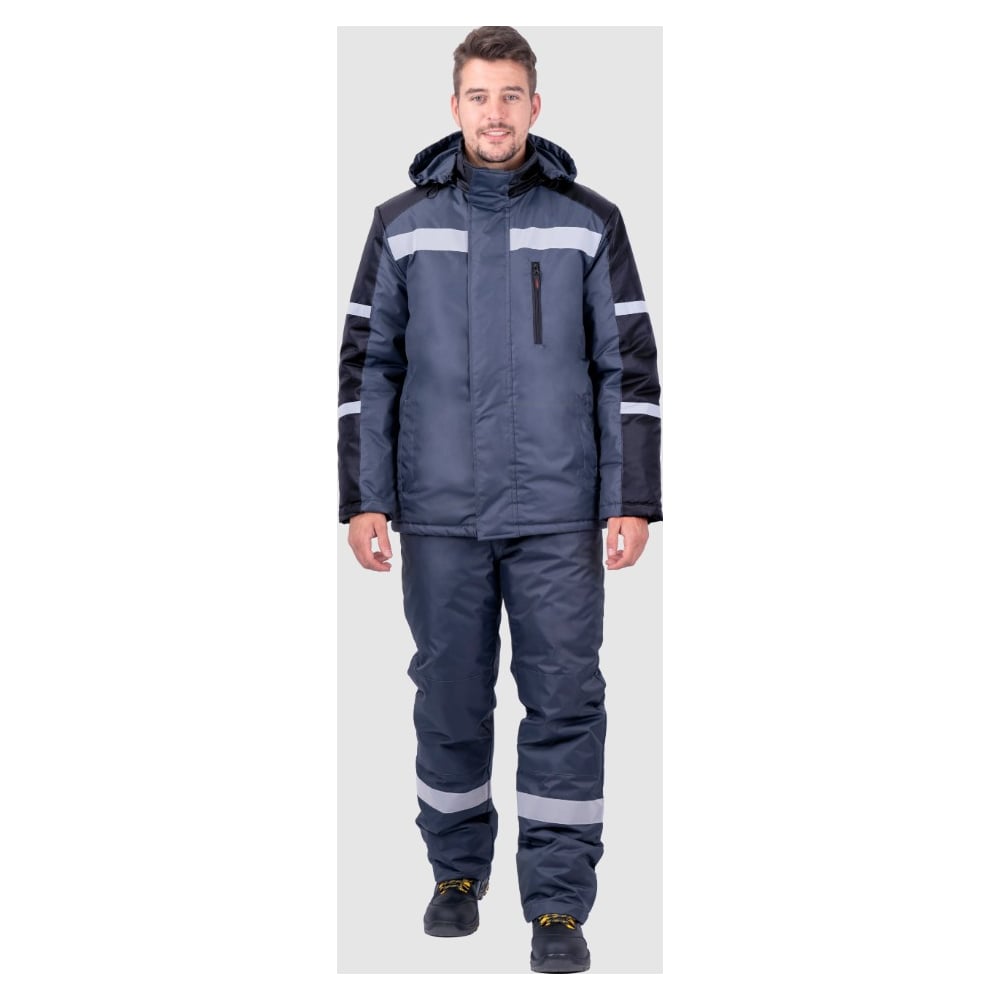 Изображение товара Куртка ГК Спецобъединение РОУД зимняя, т,серый-черный (96-100, 194-200), шт Кур 201/96/194