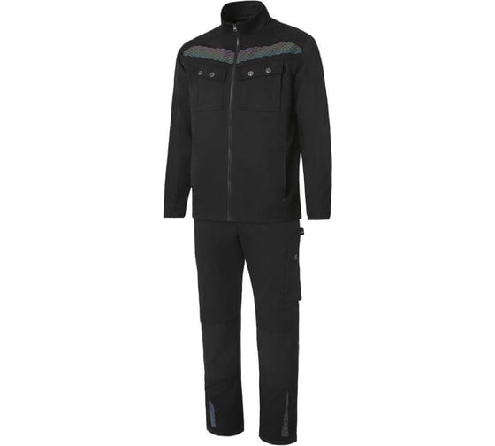 Изображение товара Костюм СОЮЗСПЕЦОДЕЖДА ГРЕЙБЛЭК (GREYBLACK) c СВП черный, 44-46/170-176 2000000294155