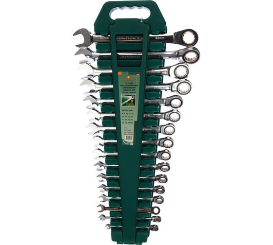 Изображение товара Набор комбинированных трещоточных ключей Jonnesway W45516S