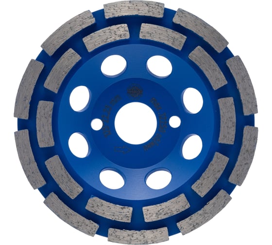 Изображение товара Чашка алмазная двухрядная для шлифования бетона и камня TORGWIN TW2-pro 125x22.2/8x5мм T1399126