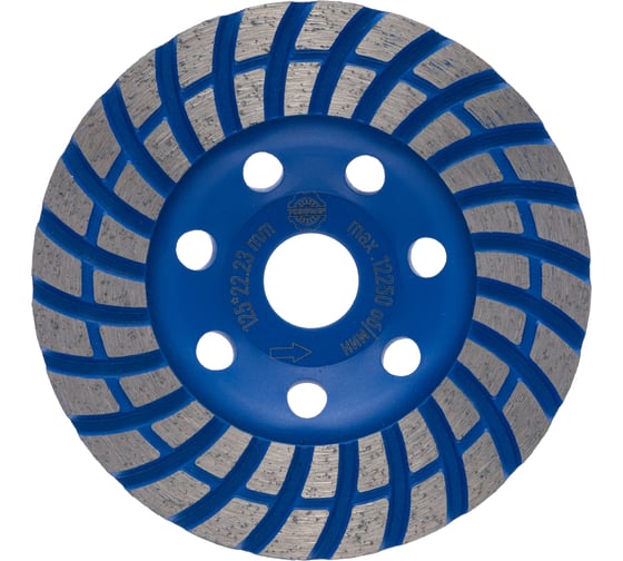 Изображение товара Чашка алмазная турбо для шлифования бетона и камня TORGWIN TWI-2 pro 125x22.2/20x5мм T1560554