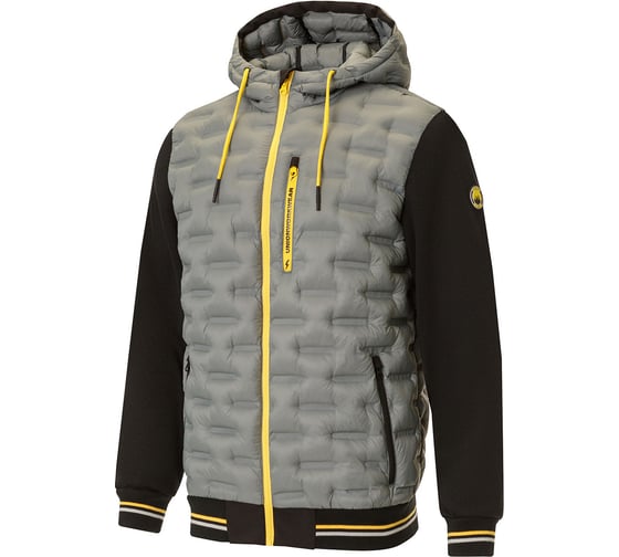 Изображение товара Куртка СОЮЗСПЕЦОДЕЖДА ЮНИОНВОРКВЕАР (UNIONWORKWEAR) Термал стич т.серая/черная, 52-54/170-176 2000000306698