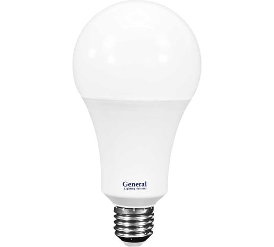 Изображение товара Светодиодная лампа General Lighting Systems 15Вт, 1170 Лм, 6500К - холодный белый, цоколь E27, 230В, 4 шт GLDEN-WA60-15-23 662363