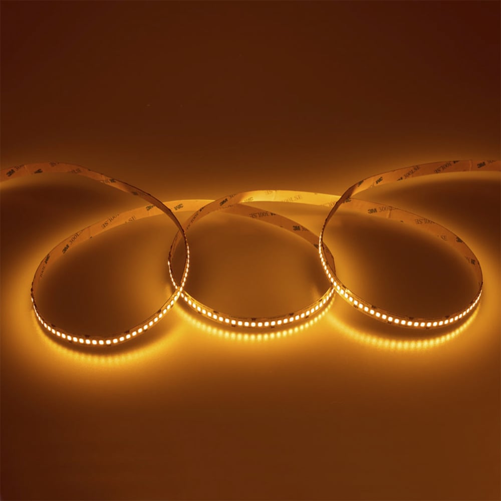 Изображение товара Лента светодиодная General Lighting Systems, GLS-2835-240-22-24-IP20-PRM-1800 5280Лм/м 22Вт/м 240диод/м 24В 10мм IP20 1800K-тепло-белый 5м 502244