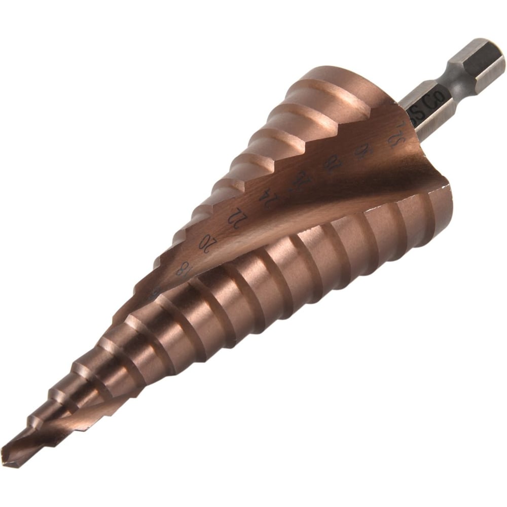 Изображение товара Сверло по металлу ступенчатое 4-32мм Сварком 144432