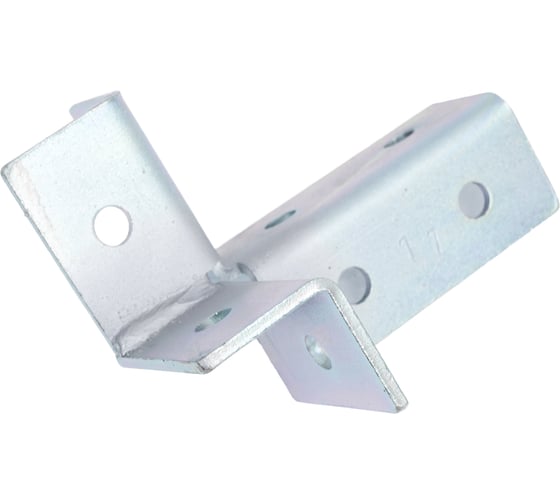 Изображение товара Угловой соединитель 3 профилей OSTEC 3D, толщина 4.0 мм, гальван. цинк УС-3х3D-4,0-ЭЦ