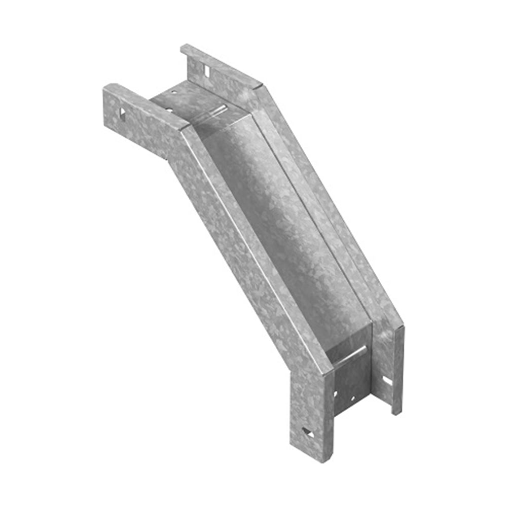 Изображение товара Угловой соединитель внешний к лотку OSTEC ПЛК 100x60, толщина 1.5 мм, Сендзимир цинк УСВП90-100х60-1,5-СЦ