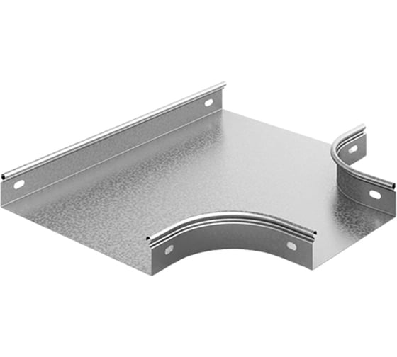 Изображение товара Переход Т-образный плавный OSTEC 100x300x80, толщина 0.7 мм, Сендзимир цинк ПТП-100х300х80-0,7-СЦ