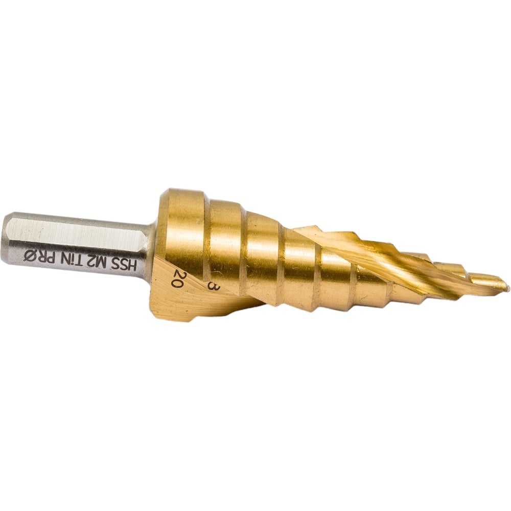 Изображение товара Сверло по металлу ООО ПКФ Сварком 4.0-12.0мм ступ. спирал. (1 шт) k00018147