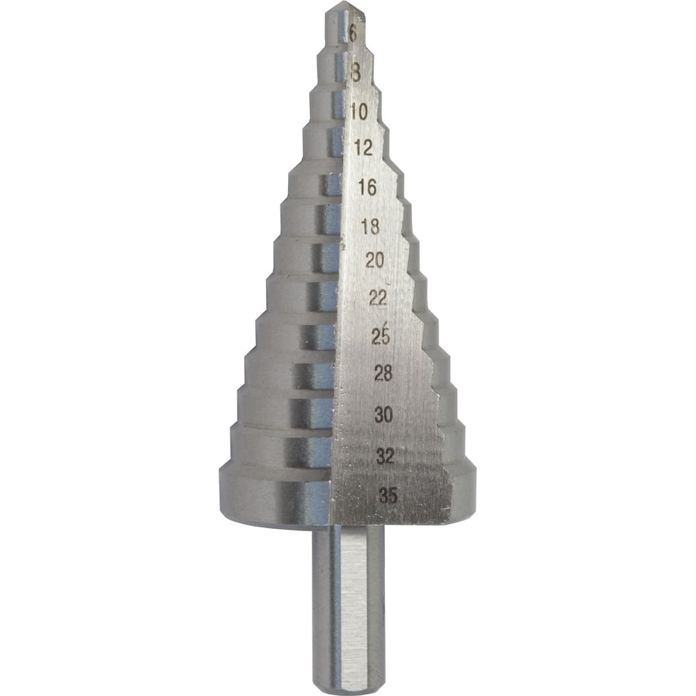 Изображение товара Сверло по металлу ступенчатое 6-35 мм Р6М5 ООО ПКФ Сварком