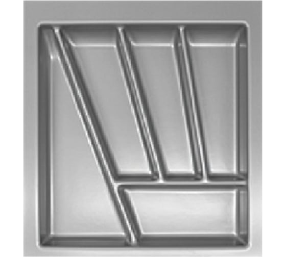 Изображение товара Лоток для столовых приборов ALVEUS KO 450 390x440мм, цвет серый 5200120140