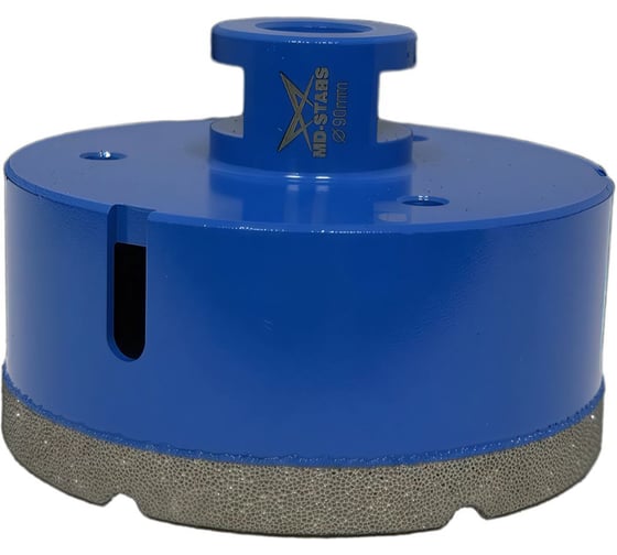 Изображение товара Коронка алмазная универсальная MD-STARS 90 мм, М14, высота сегмента 10 мм MD-SAU90